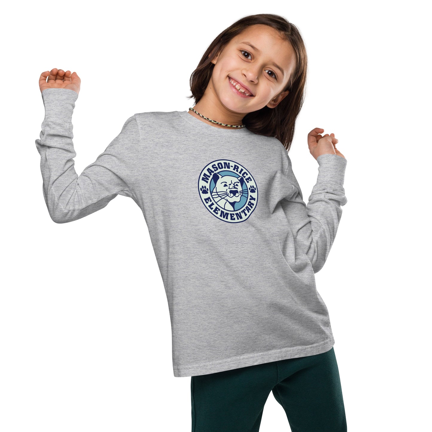 Youth Long Sleeve Tee - Mountain Lion