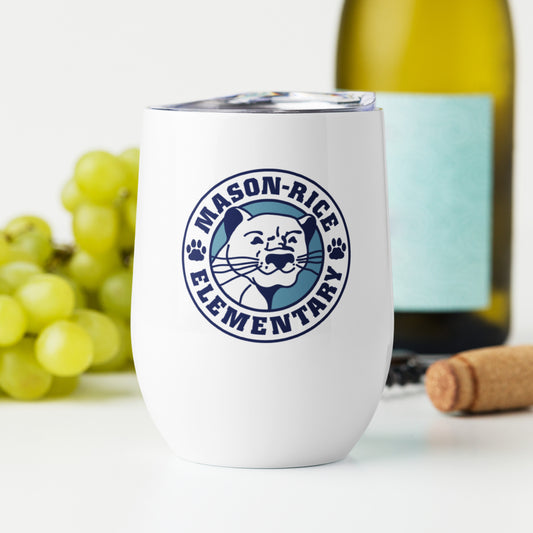 Mountain Lion Wine tumbler